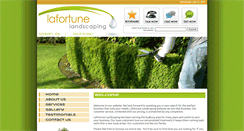 Desktop Screenshot of lafortunelandscaping.com